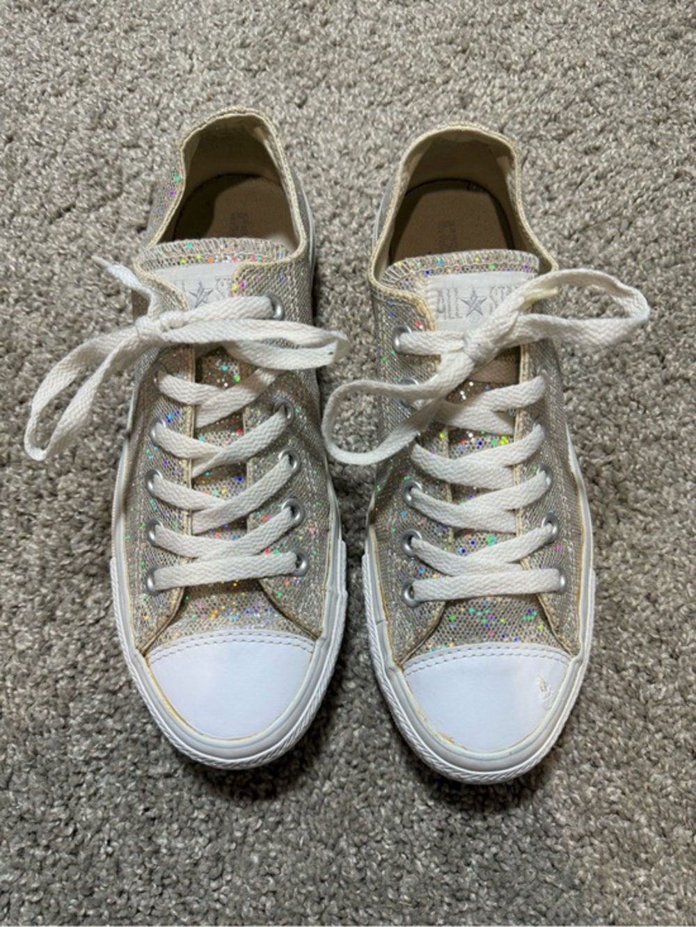 Converse All Star Chuck  Glitter Sneakers – Men’s 6.5 / Women’s 8.5
